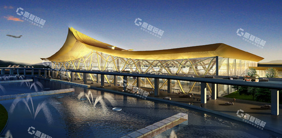 Kunming New Airport in Yunnan Province